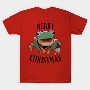 Merry Christmas Frog T-Shirt